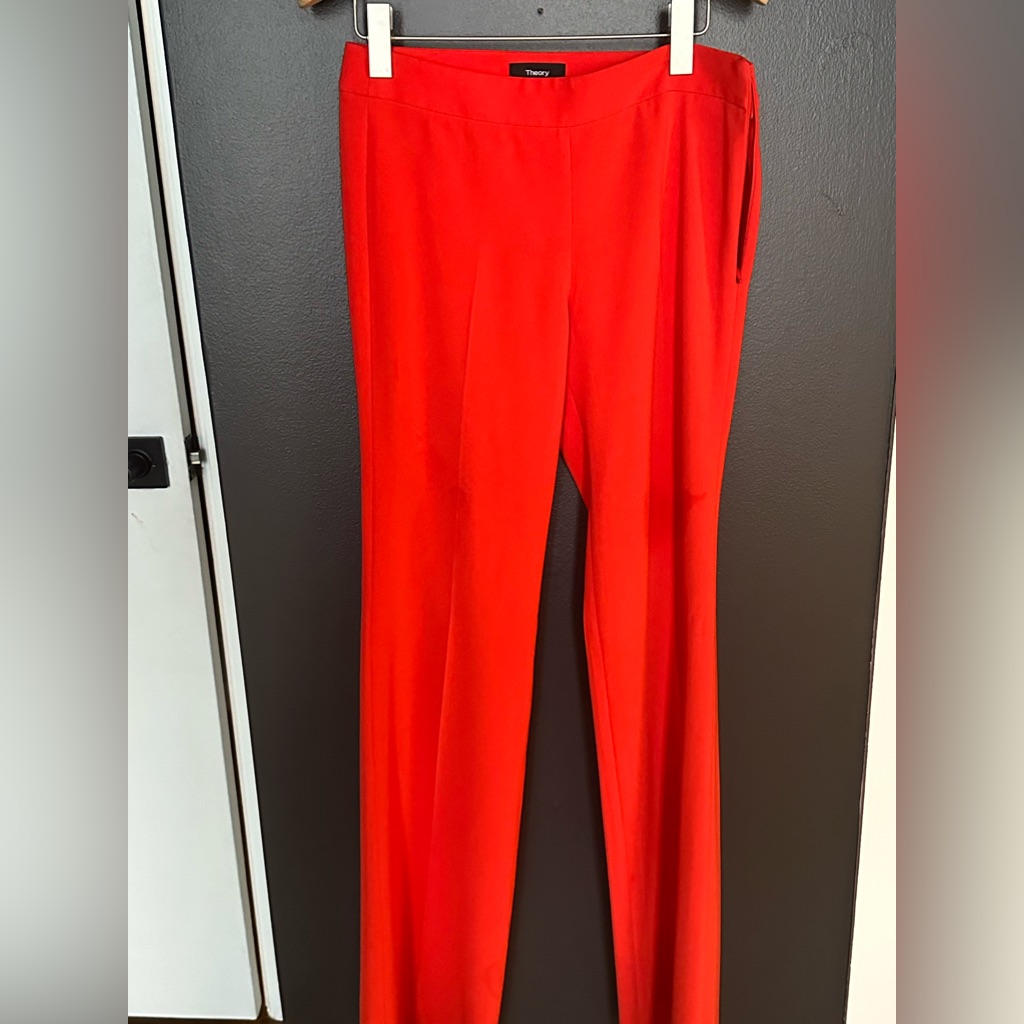Theory Dress Pants Orange Like New Size 0